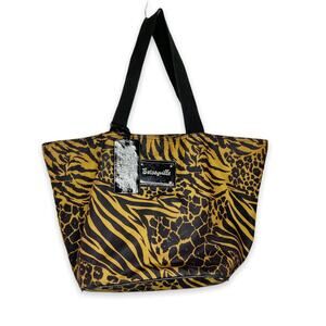 Betsey Johnson Betseyville Lion Animal Print Tote Bag